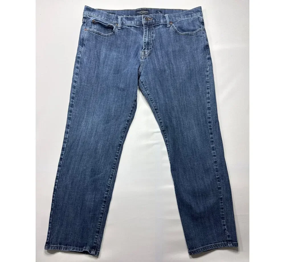 Lucky Brand Men's 221 Straight Leg‎ Blue Jeans - Size 40x30 (40x29)